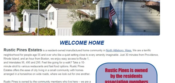 Screen shot of Northwood Community’s new marketing website.