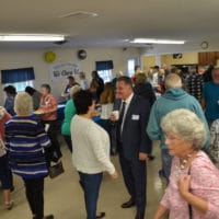 Photo pf residents at the Halifax Estates purchase celebration.